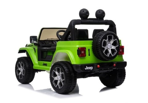 ND24_5956 Auto na Akumulator Jeep Rubicon 4x4 Zielony 5908275996736