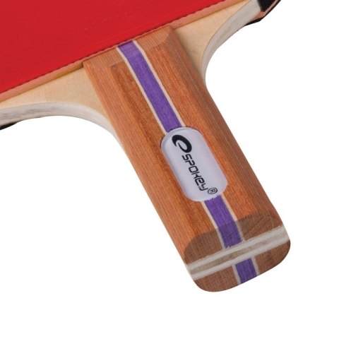 Spokey ALPHA SET - Zestaw do tenisa stołowego; 2 rakietki + 3 piłeczki + nylonow