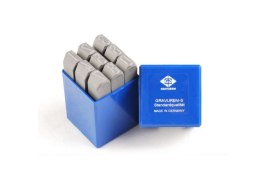 GRAVUREM KOMPLET ZNACZNIKÓW CYFRY 6MM