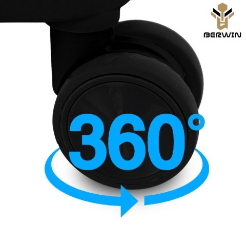 Komplet podróżny 3 walizki XL L M + kosmetyczka twarde TSA 4 kółka lekki