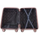 Komplet podróżny 3 walizki XL L M + kosmetyczka twarde TSA 4 kółka lekki