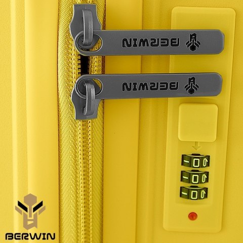 Komplet podróżny 3 walizki XL L M + kosmetyczka twarde TSA 4 kółka lekki