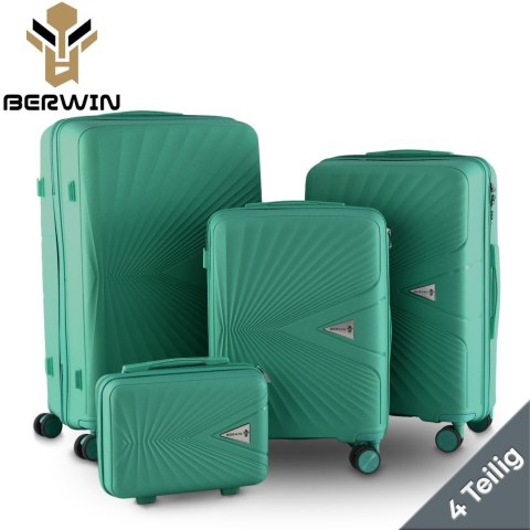 Komplet walizek XL L M z kosmetyczką twarde 4 kółka TSA lekki bagaż podróżny