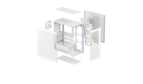 Deepcool Deepcool Case | CG580 4F V2 WH | White | ATX | Power supply included No