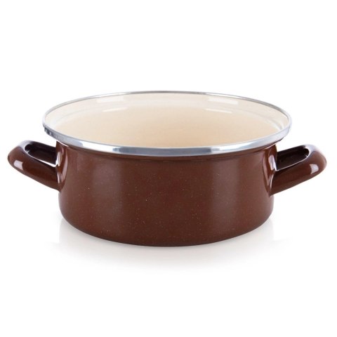 Garnek emaliowany BROWN 20,5 cm, 2,2 l