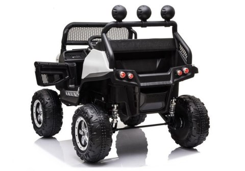 ND24_5623 Pojazd na Akumulator Mercedes Unimog S Biały 5908275996101