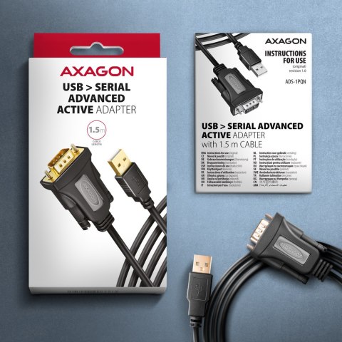 AXAGON AXAGON USB - Serial Advanced Active Adapter | ADS-1PQN