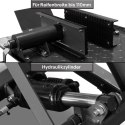 Hydrauliczny podnośnik nożycowy do motocykli 360 kg - czarny