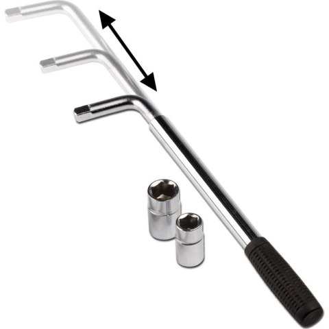 ND38_8711252417899 Dunlop - Teleskopowy wzmocniony klucz do kół