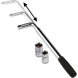 ND38_8711252417899 Dunlop - Teleskopowy wzmocniony klucz do kół