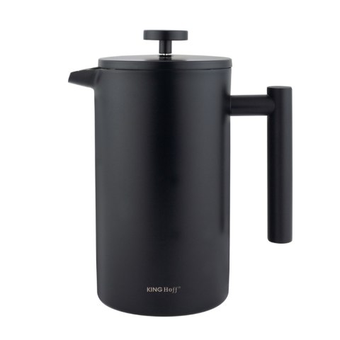 STALOWY ZAPARZACZ TŁOKOWY DO KAWY HERBATY 1L KINGHOFF KH-1996
