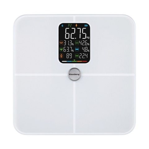 ANALITYCZNA WAGA ŁAZIENKOWA SMART IOS ANDROID KLAUSBERG KB-7941