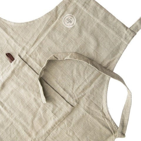 Fartuch Kuchenny Bawełniany ORION GREENISH Zielony z Kieszenią 70x84 cm