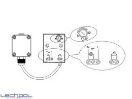 URZ0806 Czujnik zmierzchowy z zewnętrzną sondą 2300W MCE35