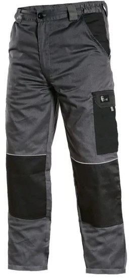 CXS SPODNIE DO PASA CXS CEFEUS, SZARO-CZARNE ROZM.56