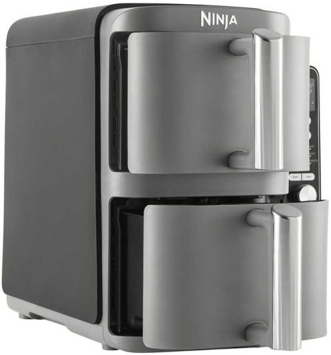 NINJA Frytownica powietrzna NINJA Double Stack XL | SL400EU | Moc 2470 W | Pojemność 9,5 l | Czarny/Szary