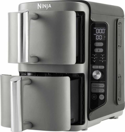 NINJA Frytownica powietrzna NINJA Double Stack XL | SL400EU | Moc 2470 W | Pojemność 9,5 l | Czarny/Szary