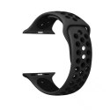 ND38_CRG-40DSB-BLK Crong Duo Sport Band - Pasek do Apple Watch 38/40 mm (szary/czarny)