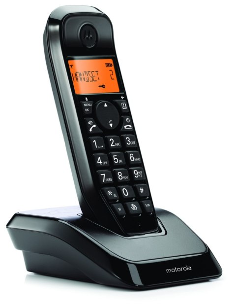 Motorola Motorola Digital Cordless Telephone | S1201B | Built-in display | Black