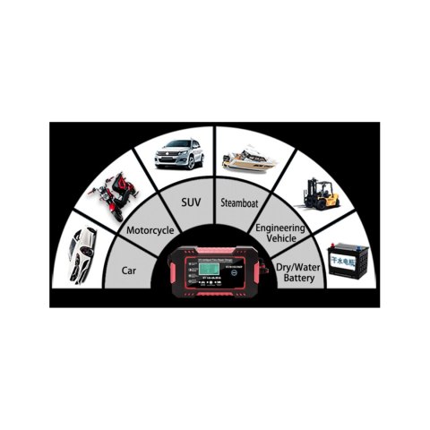 URZ4052 Prostownik automatyczny 12 V 6A E6165