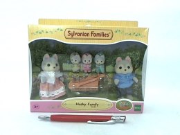 SYLVANIAN Rodzina piesków Huskty 05636 56363