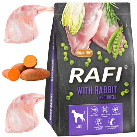 Sucha Karma Dla Psa RAFI Adult z Królikiem 3 kg - 1 szt.