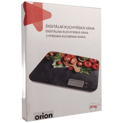 Waga kuchenna szklana elektroniczna płaska 20 kg