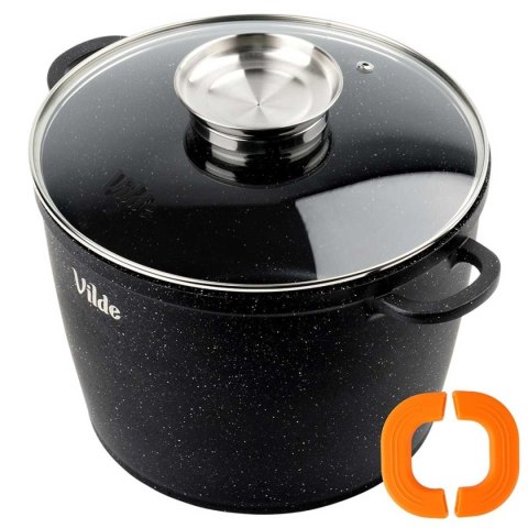 GARNEK GRANITOWY WYSOKI 9,7L 28cm Z POKRYWĄ Z AROMATYZEREM TERRUNA 199111