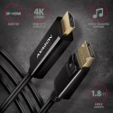 AXAGON AXAGON | Active cable | DisplayPort to HDMI | 1.8 m