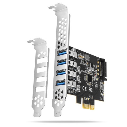AXAGON AXAGON PCI-Express card with four external USB 3.2 Gen1 ports with dual power | PCEU-43RS