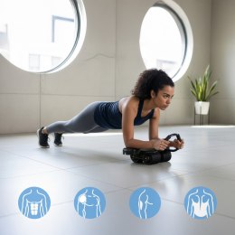 KA40 AUTOMATYCZNE KOŁO DO ĆWICZEŃ MIĘŚNI BRZUCHA Z PODPARCIEM I WYŚWIETLACZEM HMS