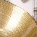 Miska Szklana Złota 21 cm 1,7 L Dekoracyjna Mycie Ręczne VILDE