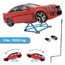 Podnośnik uchylny 3T 3000 kg - profesjonalny podnośnik samochodowy do warsztatu