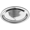 Taca do Serwowania Stalowa Owalna 39 x 26 cm EXCELLENT HOUSEWARE