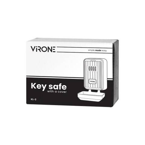VIRONE SEJF NA KLUCZE Z ZAMKIEM SZYFROWYM I POKRYWĄ