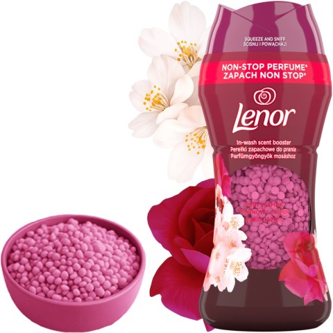 LENOR Perełki Zapachowe Do Prania 195g Rubinowy Jaśmin/Ruby Jasmine