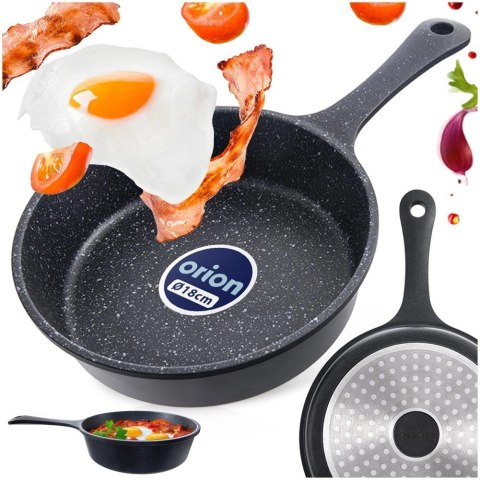 Patelnia Granitowa Głęboka 1 l 18 cm ORION Grande do Piekarnika