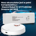 Bateria akumulator Xiaomi Robot 1C P1904-4S1P-MM, 3200mAh, 47.36Wh, STYTJ01ZHM Mijia 1C P1904-4S1P-MM (Dreame MC1808)