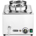 Bemar elektryczny podgrzewacz stacja do zupy z pojemnikami 2 x 4 l 1000 W