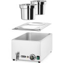 Bemar elektryczny podgrzewacz stacja do zupy z pojemnikami 2 x 4 l 1000 W