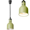 Lampa do podgrzewania potraw wisząca cylindryczna śr. 175 mm 250 W - zielona