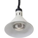 Lampa do podgrzewania potraw wisząca stożkowa śr. 275 mm 250 W - biała