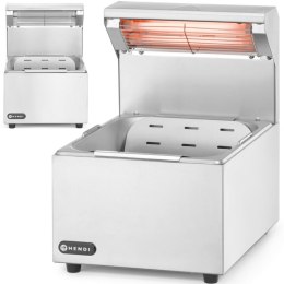 Podgrzewacz do frytek z lampą grzewczą GN 1/2 400 W