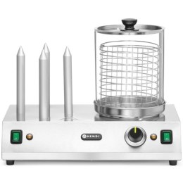 Podgrzewacz do hot-dogów bułek parówek 4 szpikulce 550 W
