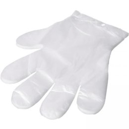 Rękawiczki foliowe ochronne uniwersalne zrywki na zawieszce - 100 szt.