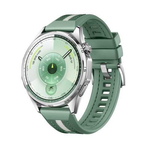 Inteligentny zegarek Huawei WATCH GT 6 46mm, GPS, dioda AMOLED, 1,47 cala, wodoodporny, zielony