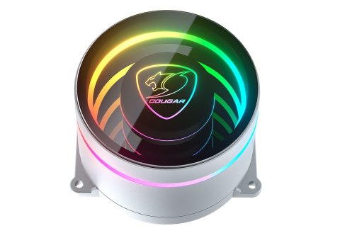 Chłodzenie cieczą COUGAR DISS A LIQUIDO COUGAR 3MPSD360W POSEIDON ELITE ARGB 360 BIAŁY 392x121x27mm SKT 115x-1200-1700-1366-AM5-
