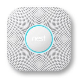 Inteligentny czujnik dymu tlenku węgla Google Nest Protect V2 S3000BWFD