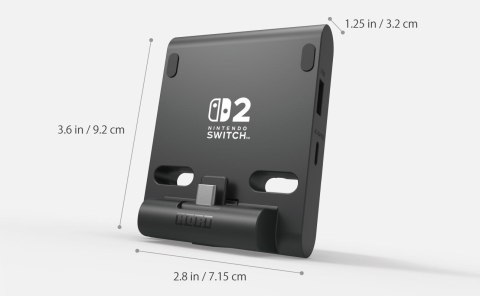 Podstawka USB podwójna PlayStand dla Nintendo Switch 2 - Dark Grey