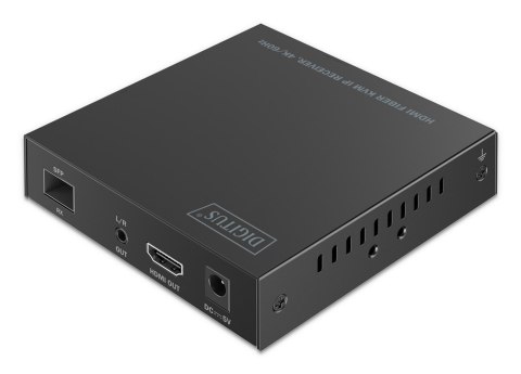 Dodatkowy odbiornik do DS-55348, przedłużacz światłowodowy HDMI 4K/60Hz z KVM USB 1.1 przez IP 1G lub do 40km/300m/IP 1G